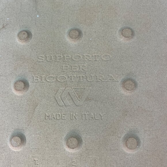 Vintage Terracotta Tile Trivet Hand-Painted Italian Floral Red Green 8” Square - Picture 7 of 9